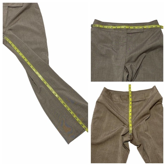 BROWN Wide Leg Flare Dress Pant Trousers Size 8P - Picture 8 of 10